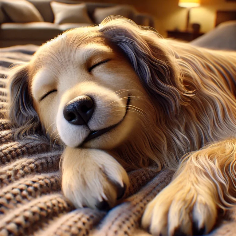dog sleeping deeply